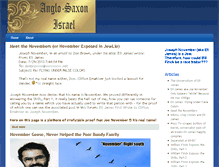 Tablet Screenshot of anglo-saxonisrael.org