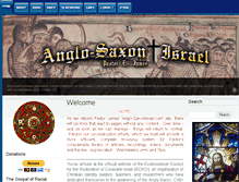 Tablet Screenshot of anglo-saxonisrael.com